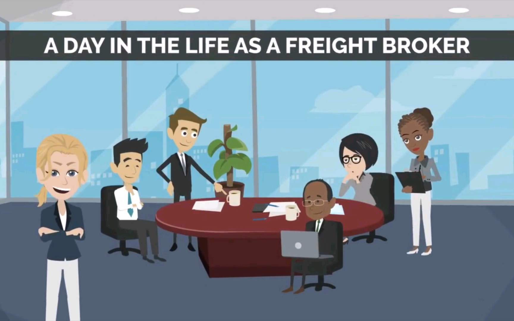 货代的一天 The Day In The Life Of A Freight Broker哔哩哔哩bilibili