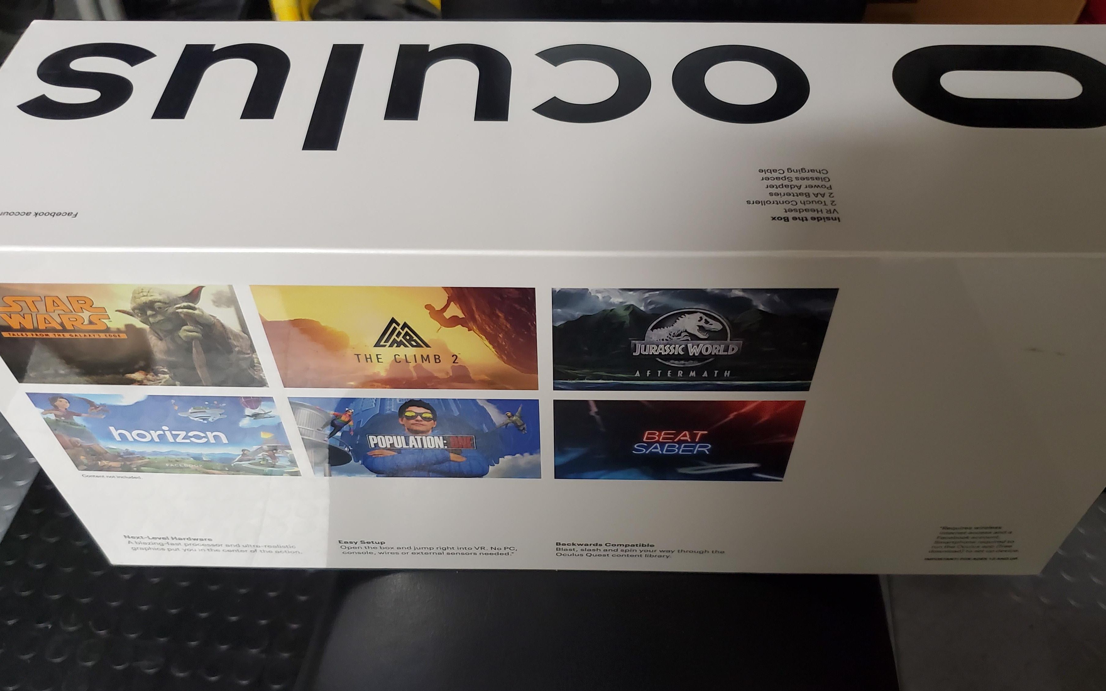 oculus quest 2包装曝光,封面上的游戏将可能将在quest 2发布时宣布