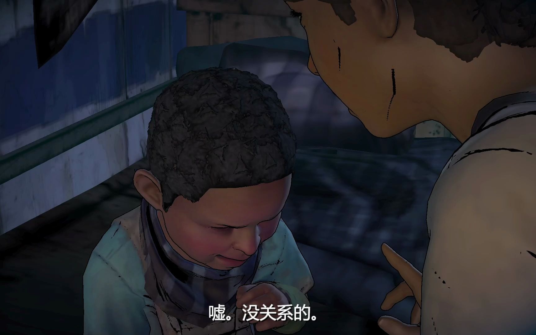 [图]《老年痴呆宇 行尸走肉：新边界 The Walking Dead: A New Frontier》第五集 凯特被一个人留在车里，无奈下只能谈判，没想到~