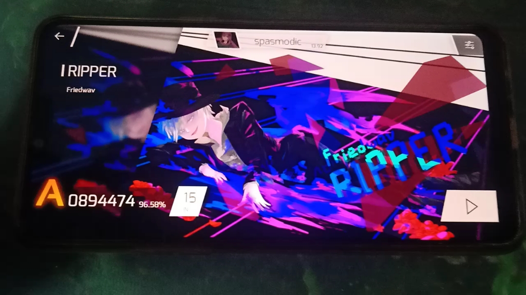 【phigros】单手ripper 86w