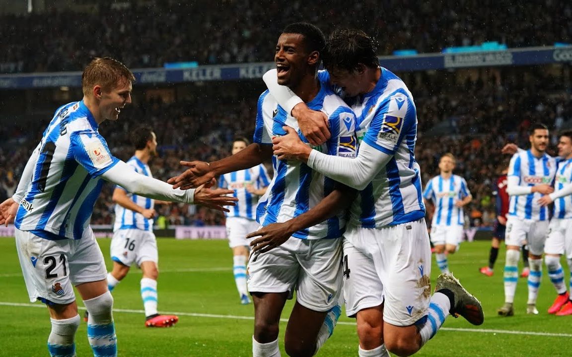 厄德高一射两传伊萨克双响 皇家社会3-1奥萨苏纳晋级国王杯八强