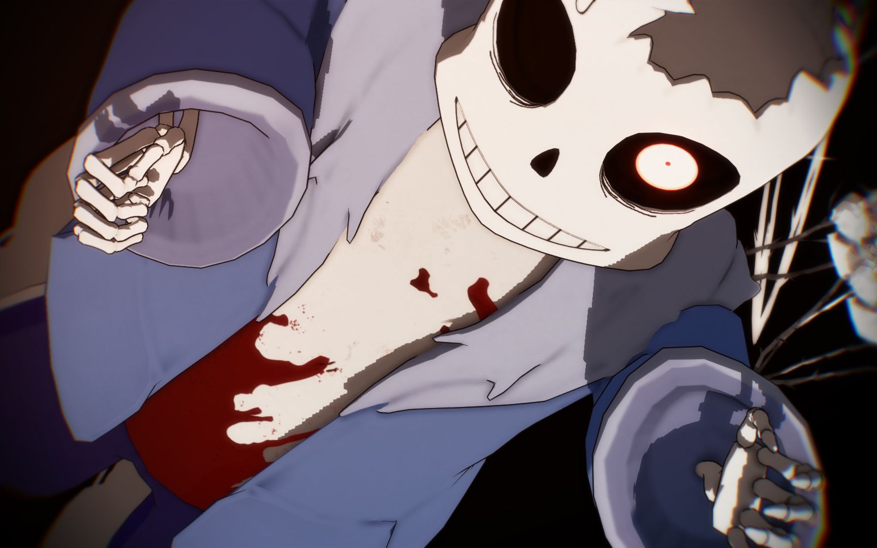 horrortalesansheathens这个模型真的太还原了mmd