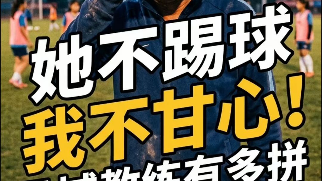 她不踢球我不甘心！县城教练有多拼😤