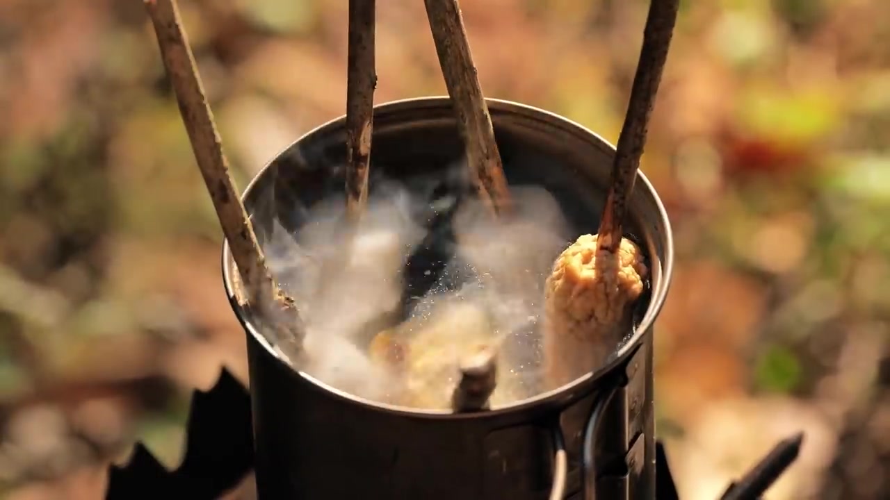 野食日记 野外烹饪三种年糕的方式