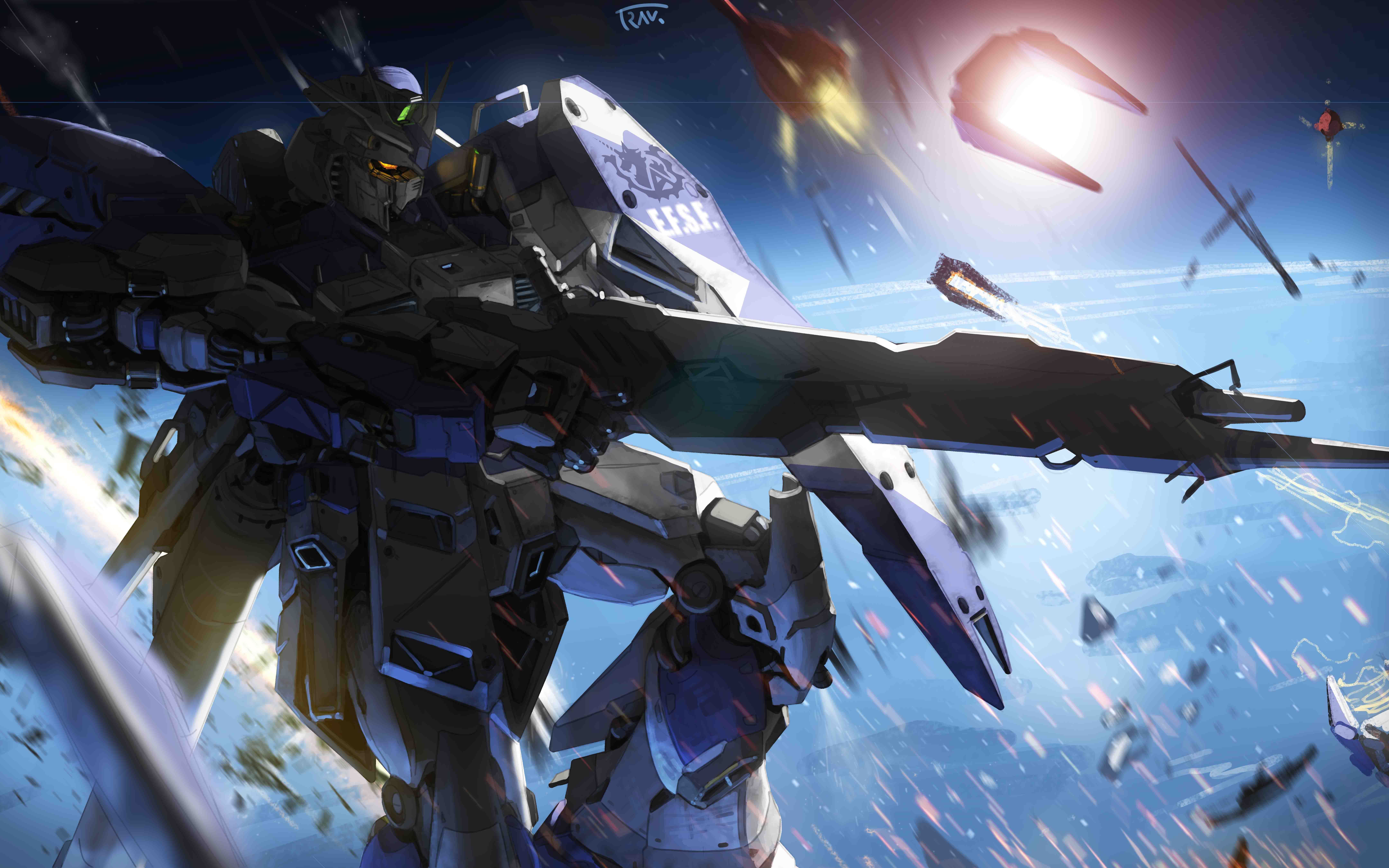 轨道作战,海牛高达厚涂.【photoshop】_哔哩哔哩_bilibili