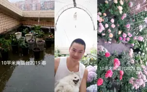 下载视频: 【露台一年变花海，一人一花一世界】从冬到春，从荒芜到新生，从卧室到露台，从雪白到黝黑的皮肤……不要抱怨，不要放弃，创造你的极乐世界