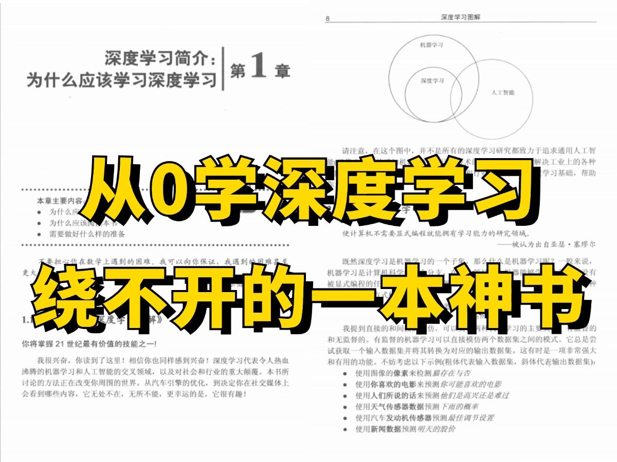 一本书解决90%的深度学习问题,牛津大学博士,耗时三年编写的神书!哔哩哔哩bilibili