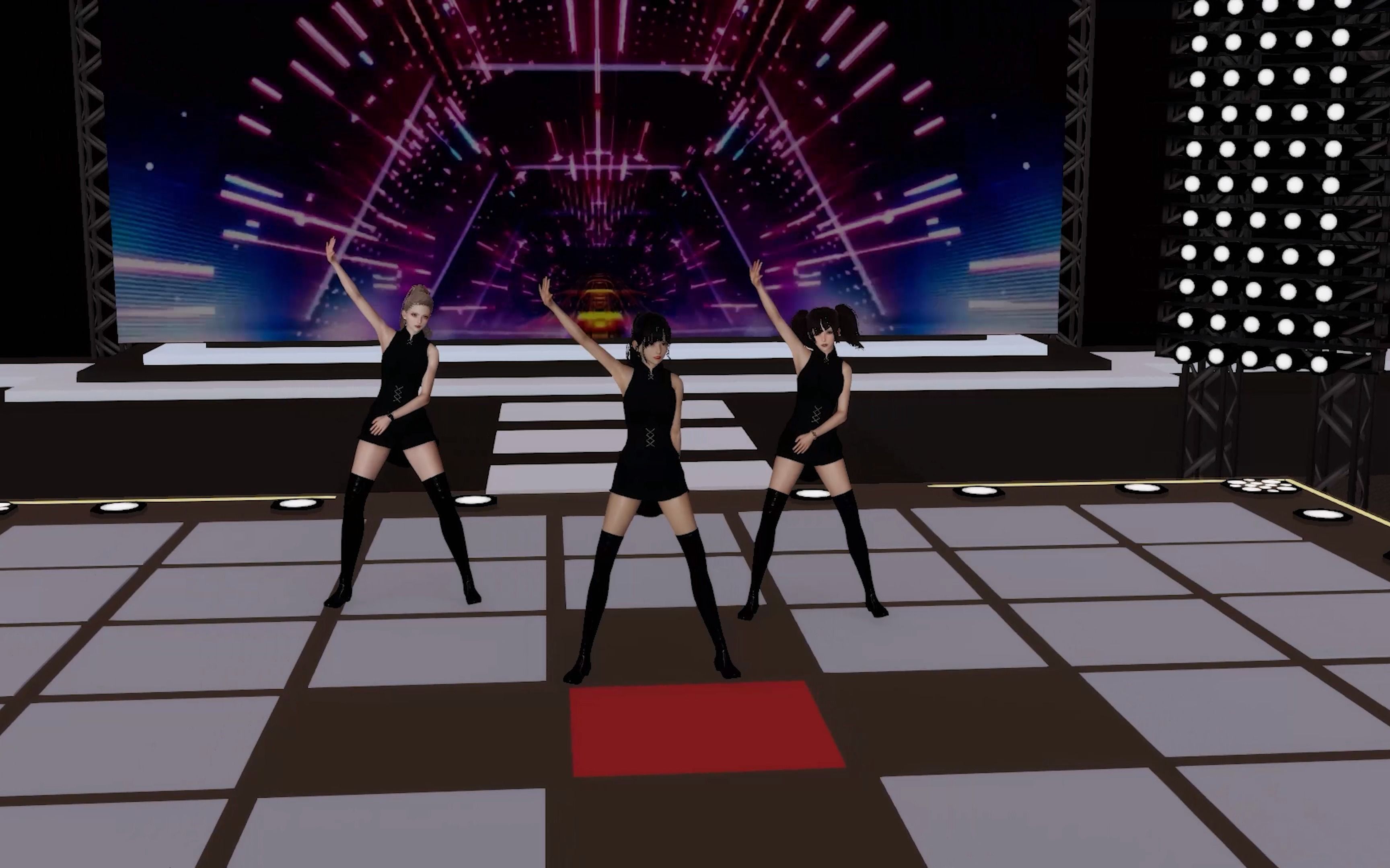 【mmd 3d 】舞台 WAVE moka哔哩哔哩bilibili