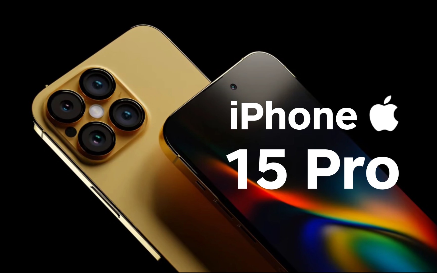 完美苹果!【iphone 15 pro 概念宣传片!】矩阵四摄!前置灵动岛!