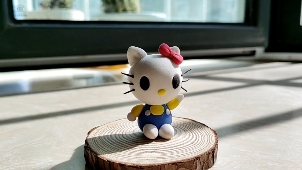 【超轻粘土】捉到一只可爱的hello kitty