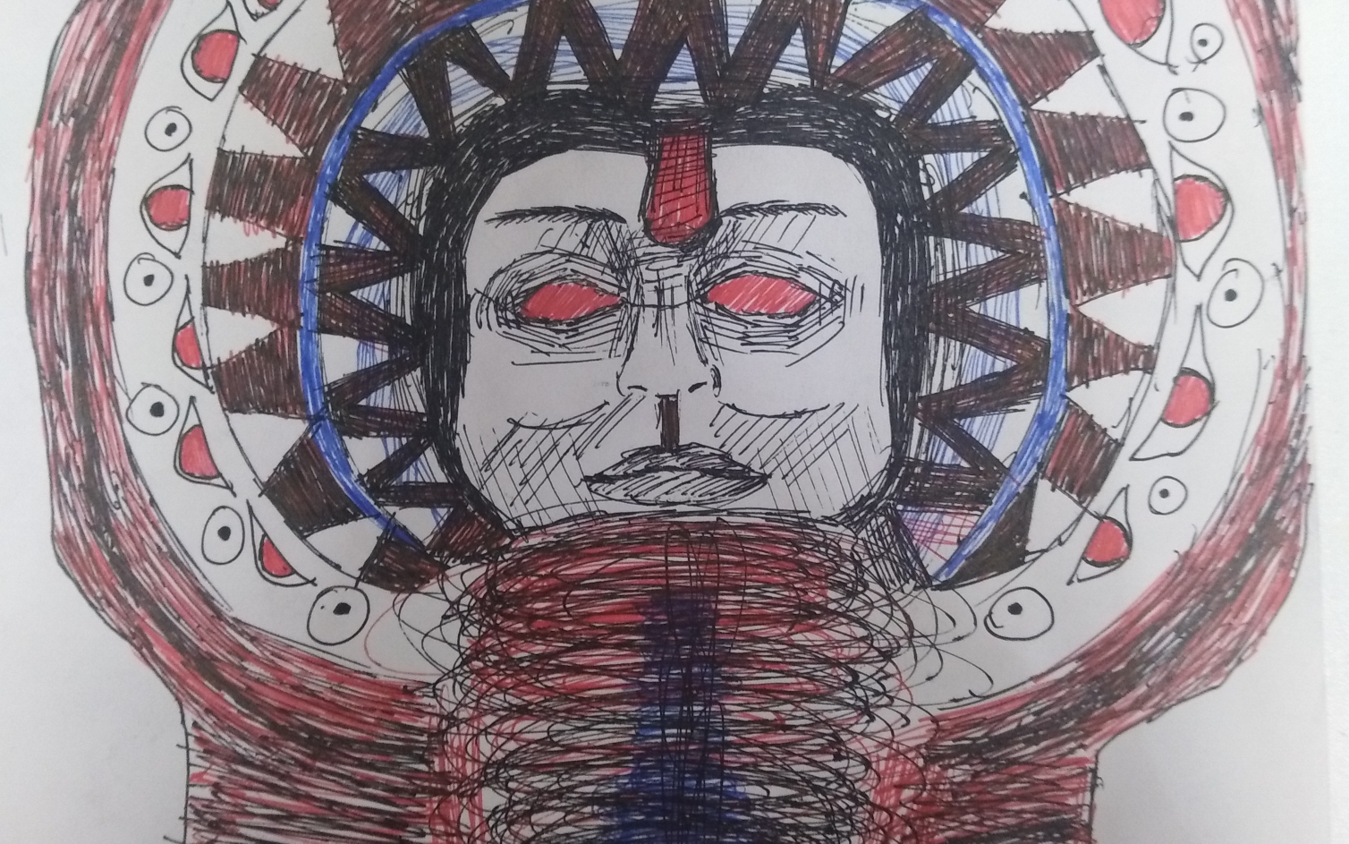 为什么我有时看着自己的画如同一个精神病患者