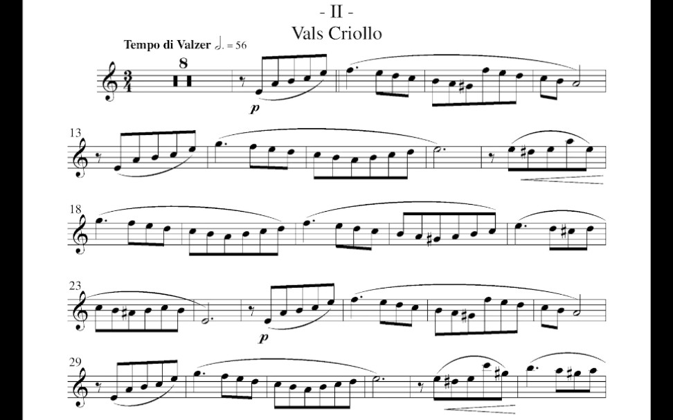 【单簧管】M.MANGANI TRE DANZE LATINE  《Vals Criollo》 Corrado Giuffredi, clarinet哔哩哔哩bilibili