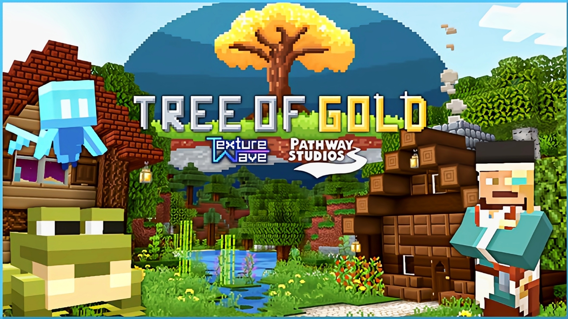 [免费下载]金色大树我的世界材质市场包免费下载Minecraft Marketplace Tree Of Gold Texture Pack哔哩哔哩bilibili