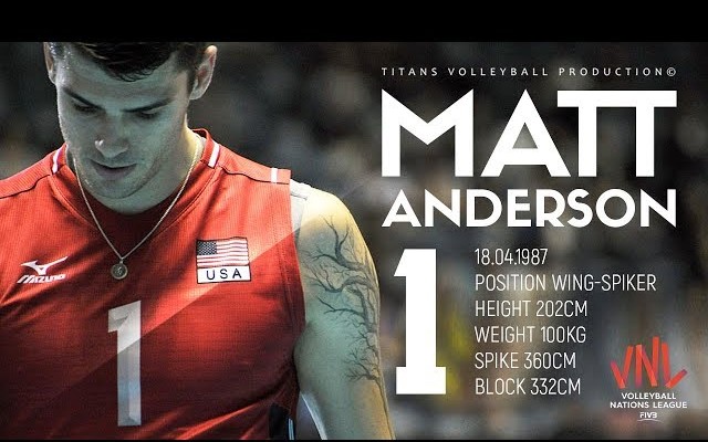 美国男排明星接应马修.安德森 Matt Anderson AMAZING Top 10 Crazy Actions VNL  2018.mp4哔哩哔哩bilibili