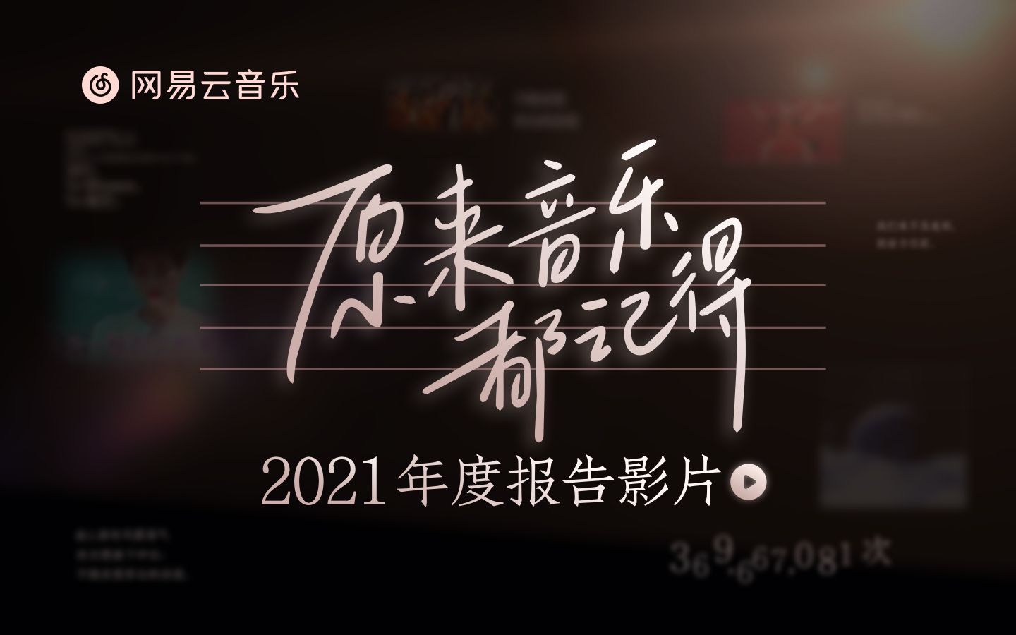 [图]「网易云音乐2021年度听歌报告影片」原来音乐都记得