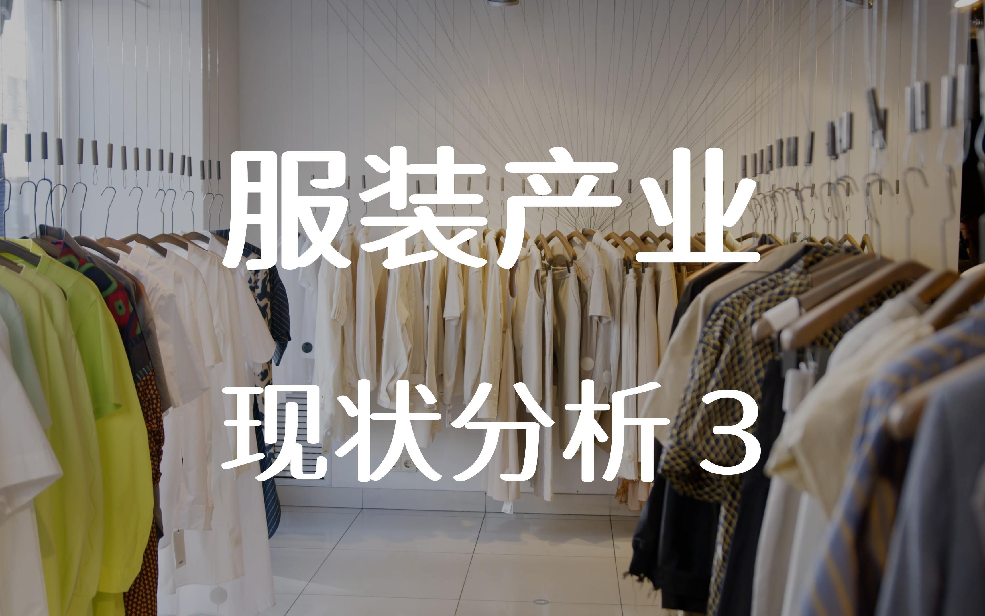 服装产业现状分析3——服装市场特点分析哔哩哔哩bilibili