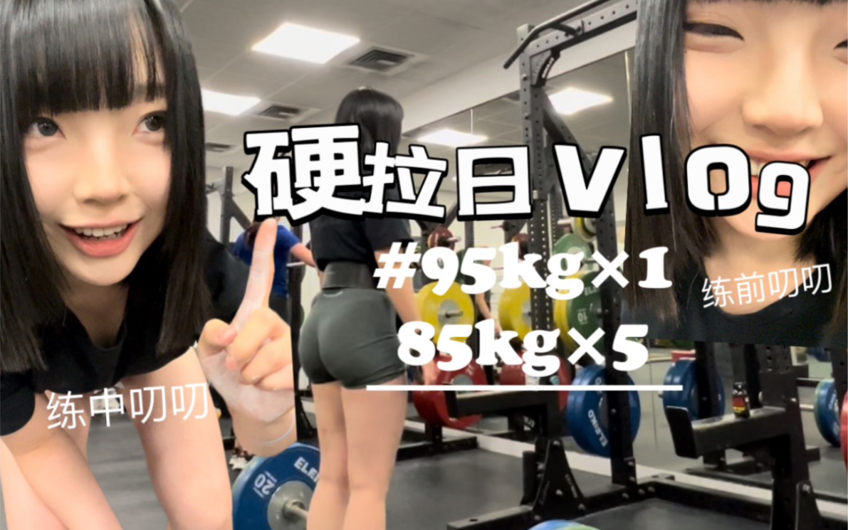 硬拉日vlog | 传统硬拉 95kg+碎碎念哔哩哔哩bilibili