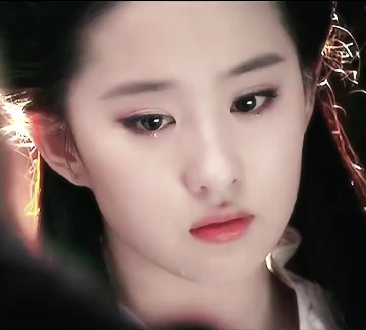 神仙姐姐【刘亦菲】的珍珠泪,眼泪一滴一滴的掉下来,谁说神仙姐姐没有