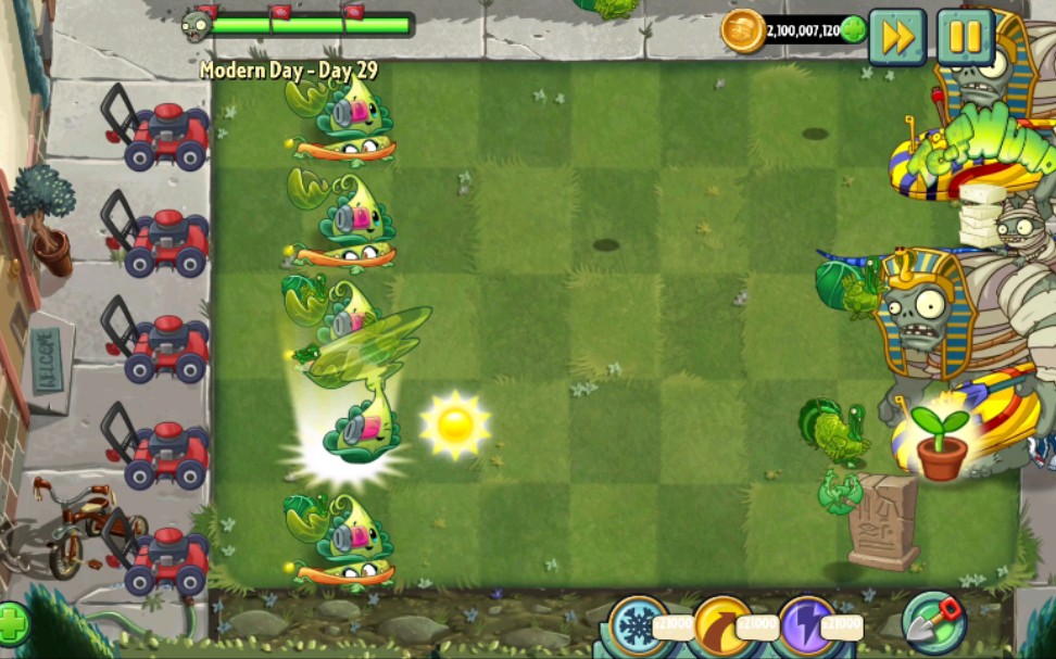 pvz2 8.4.1新植物滿級火雞投手試玩_嗶哩嗶哩_bilibili