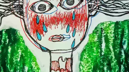 把自己身为抑郁症焦虑症患者的感觉画出来