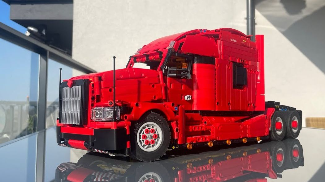 [转载搬运] 美式红头卡车 moc-183280 lego us rednose truck