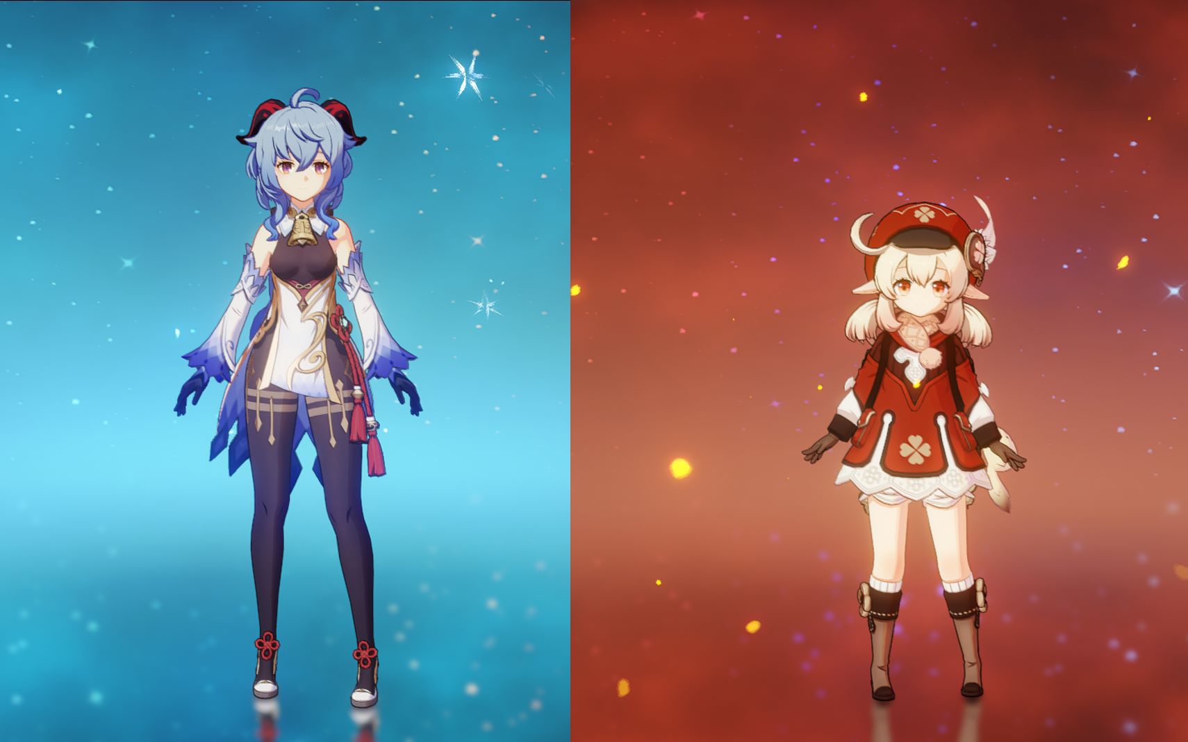 原神甘雨比可莉还超模同练度甘雨可莉打桩爆发竞速测试答案你说了算