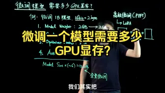 Download Video: 微调一个模型需要多少GPU显存？