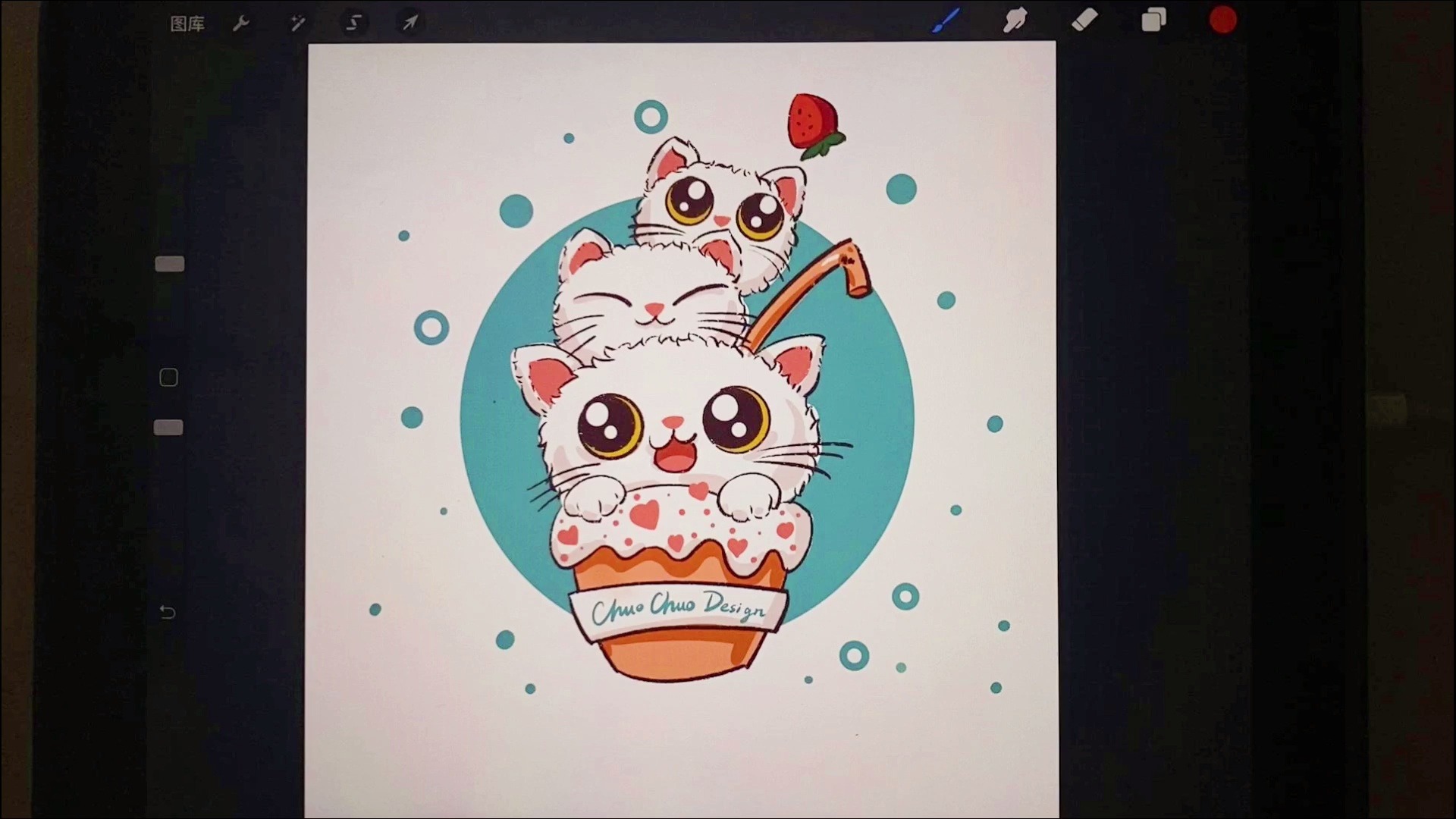 【板绘】猫咪叠叠乐