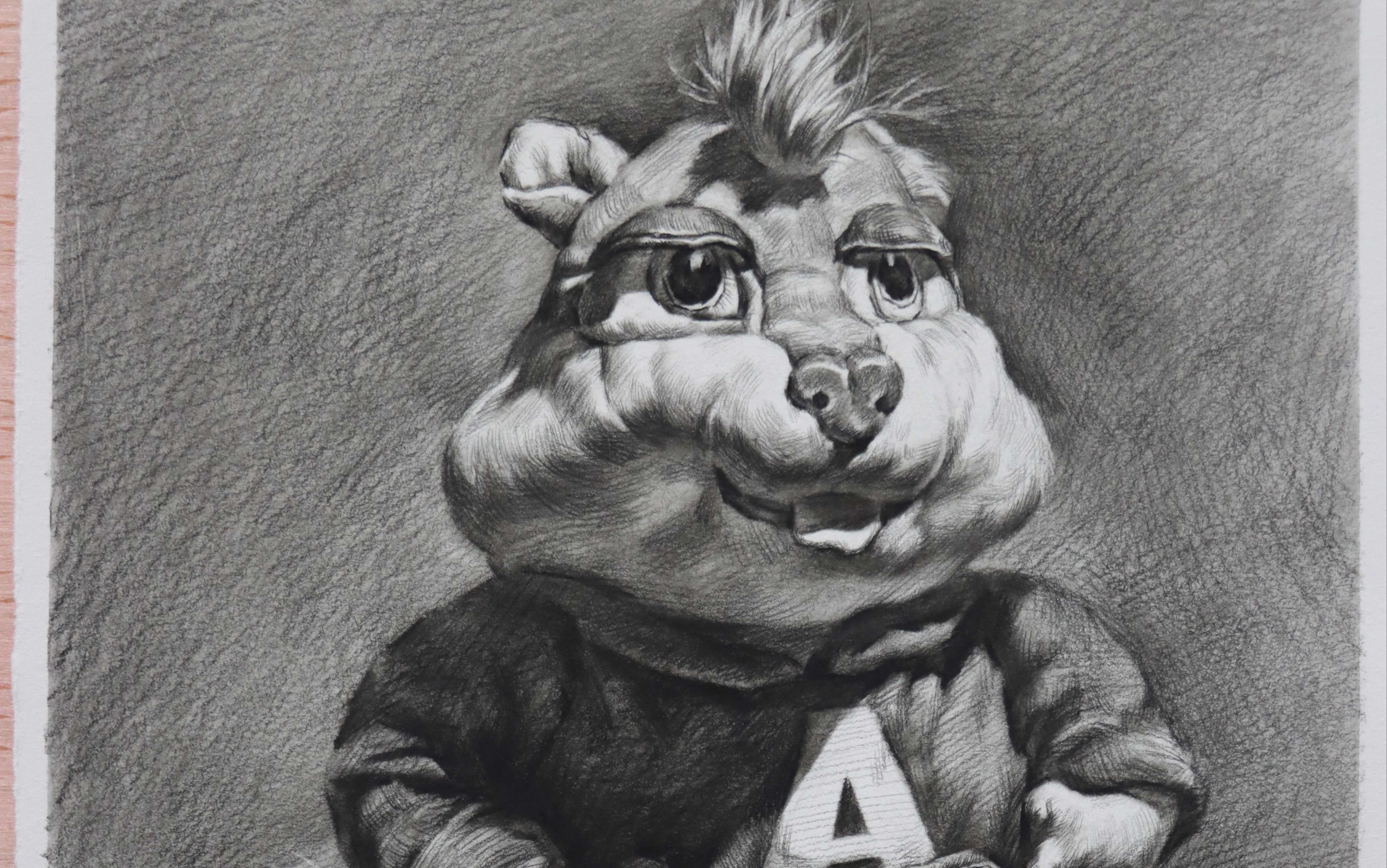 素描静物〕啊……土拨鼠3_哔哩哔哩 (゜-゜)つロ 干杯~-bilibili