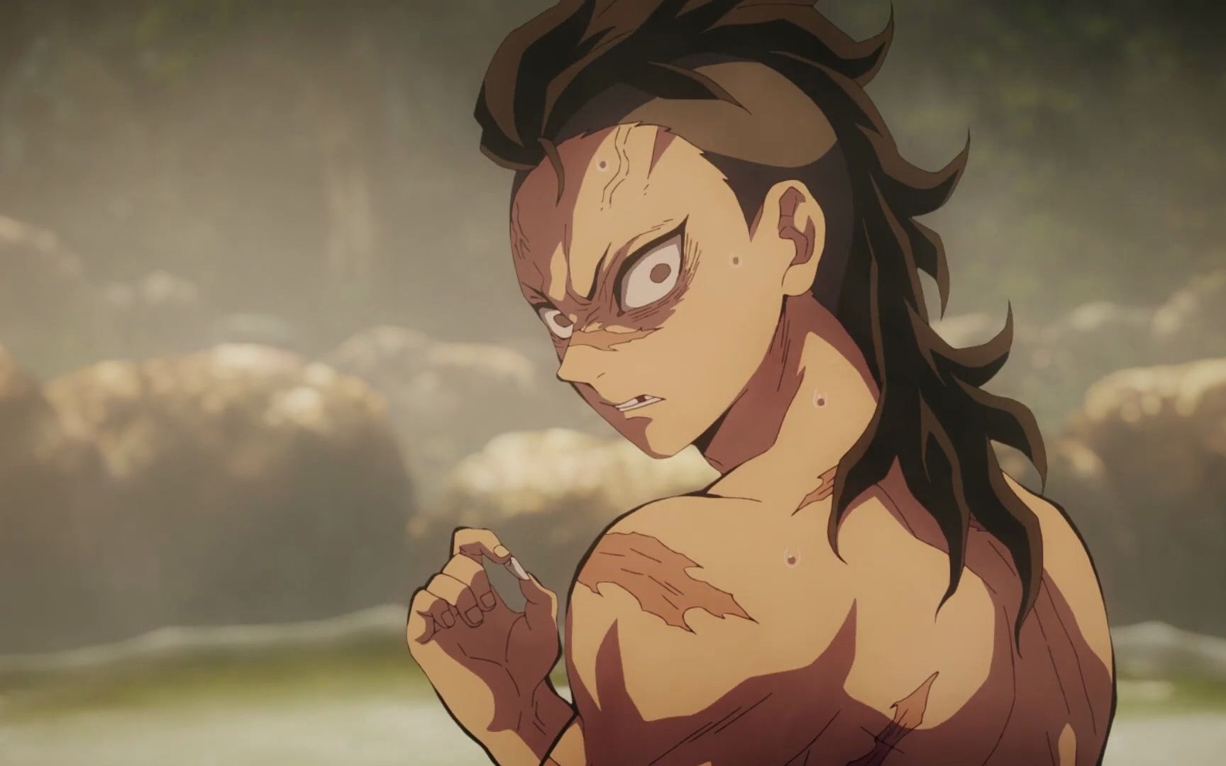 炭治郎邀请玄弥开展男人间的深入交流♂ 但是失败了!