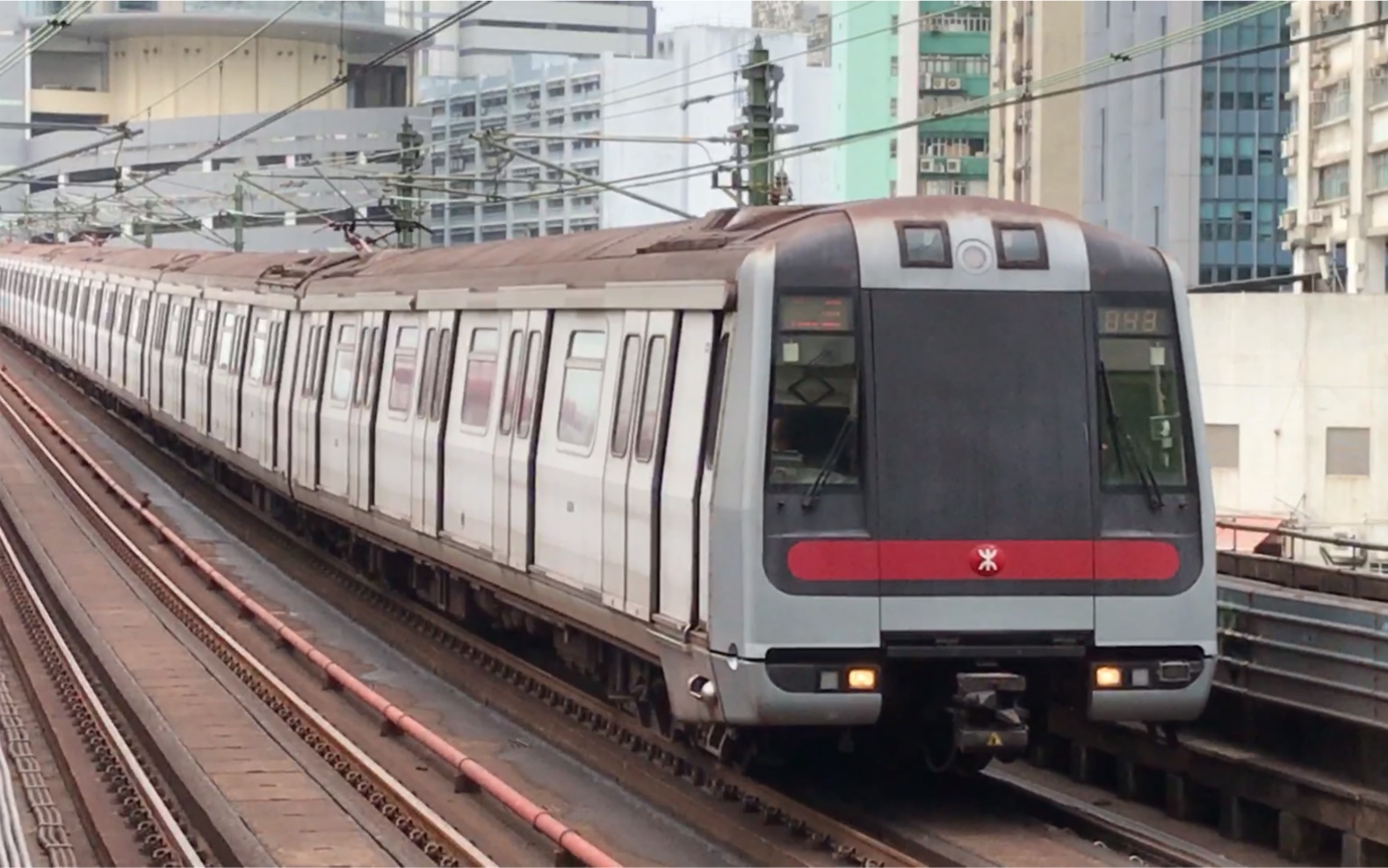 【神裏綾華不愛我】【港鐵】荃灣Qm-traina221-a204車葵芳入站