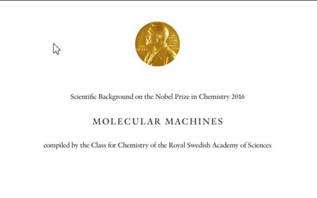 2016 Nobel Lectures in Chemistry 2016年诺贝尔化学奖报告(分子机器)哔哩哔哩bilibili