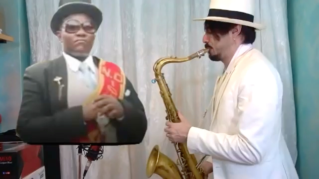 牛人用萨克斯演奏黑人抬棺舞曲bgm astronomia_哔哩哔哩_bilibili