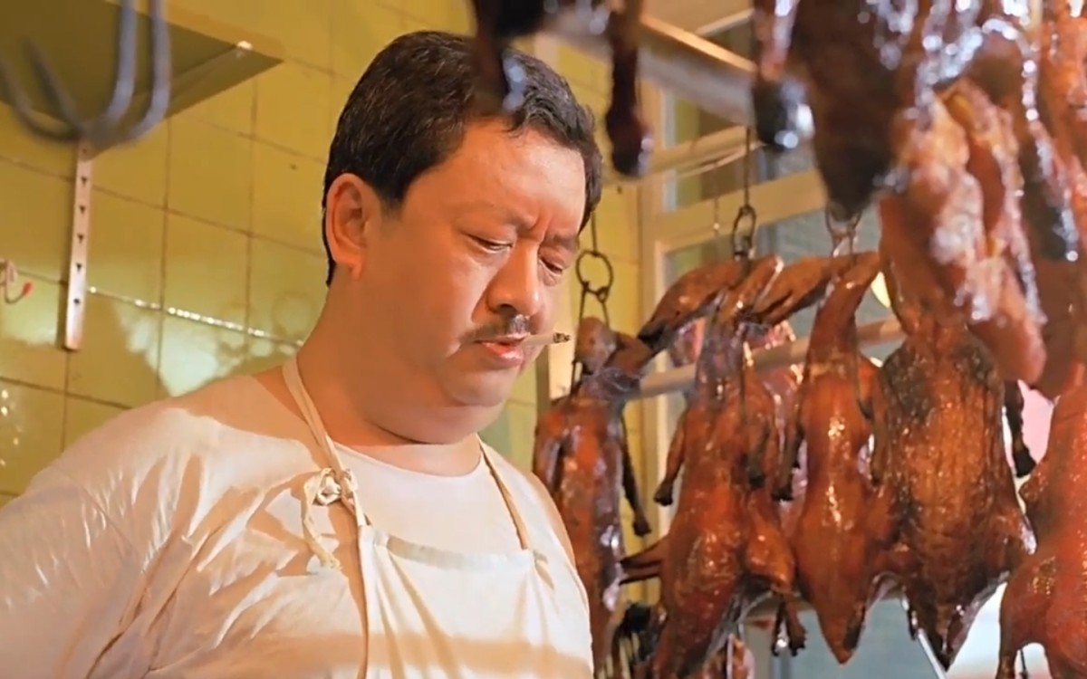 洪金宝用龙头刀杀猪,许冠文烤鸭