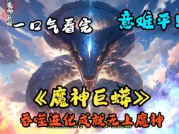 Descargar video: 一口气看完《魔神巨蟒》意难平！吞噬进化成就无上魔神