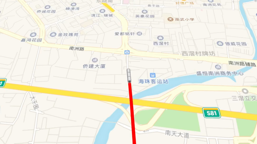 广州地铁2号线行驶路线哔哩哔哩bilibili