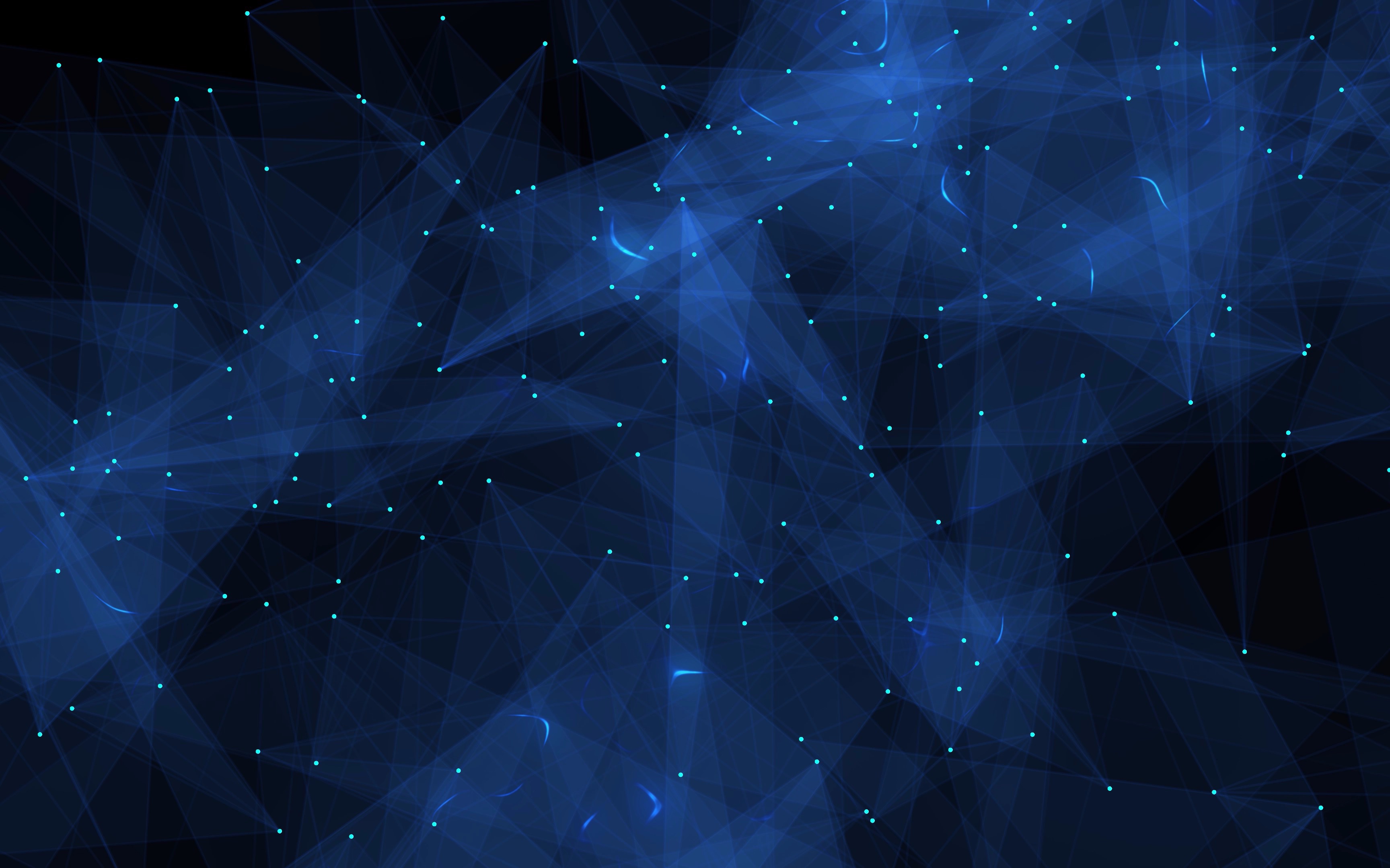 蓝色粒子背景素材