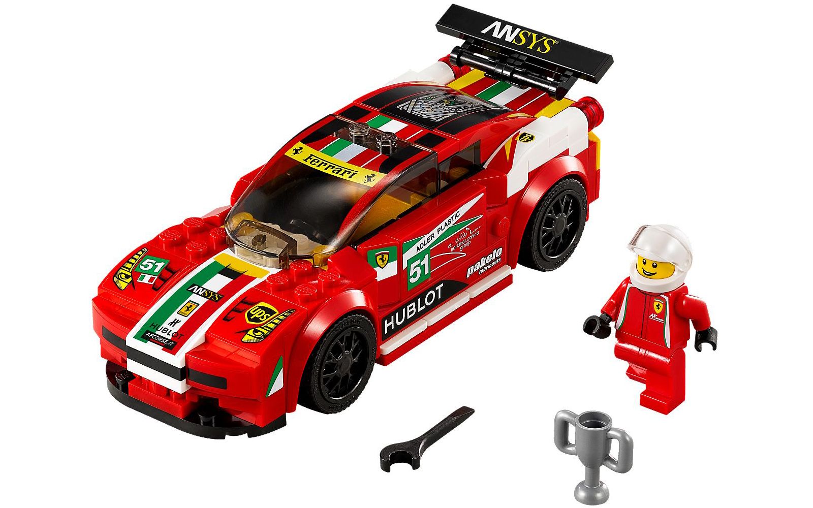 乐高 lego 75908 超级赛车系列 法拉利458 italia gt2 2015速拼评测