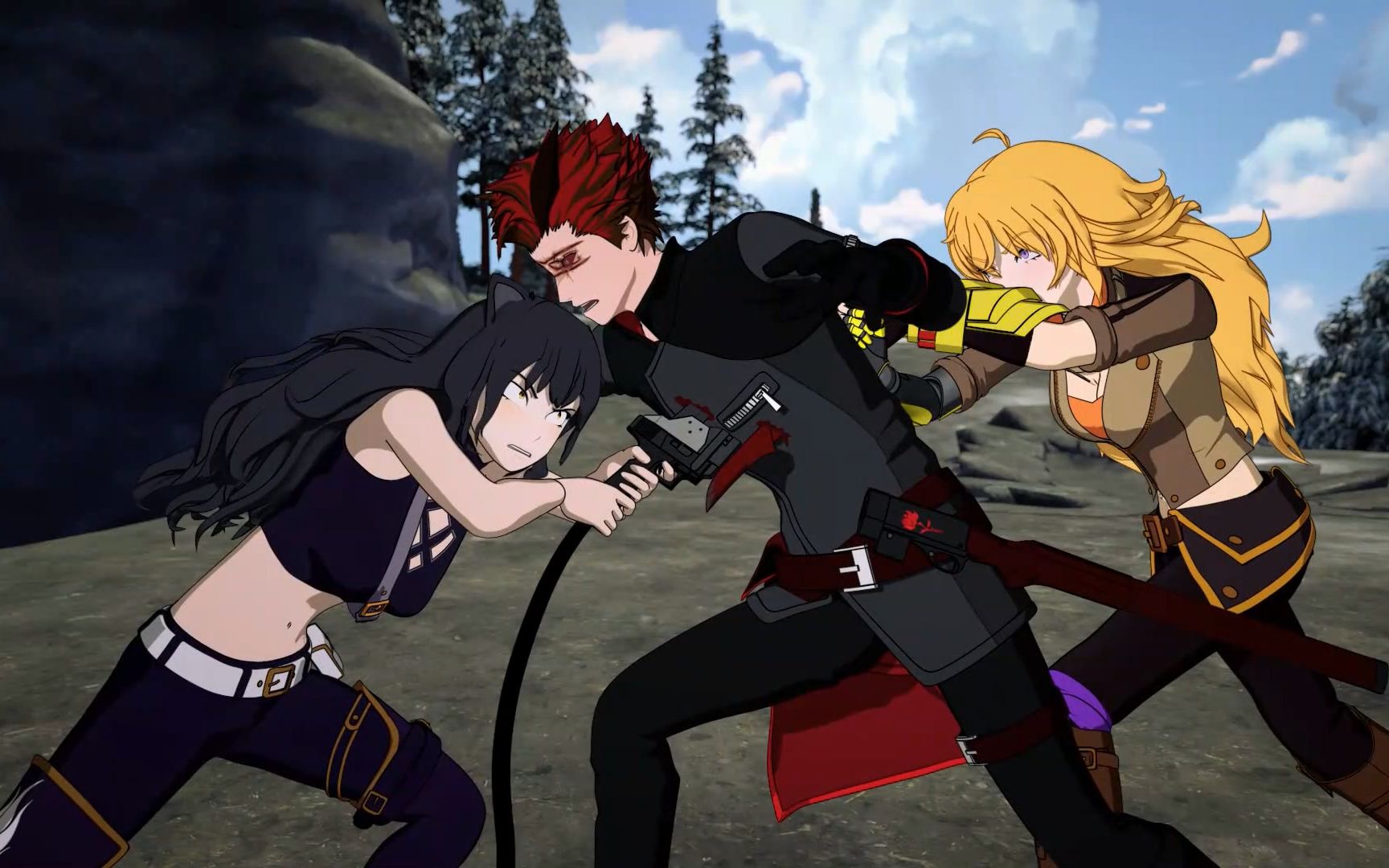 [图]【RWBY战斗锦集】36 Black&Yang vs Adam