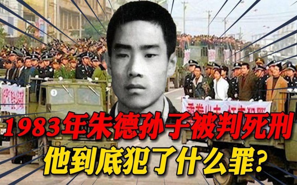 [图]1983年，开国元帅朱德的孙子在天津被判死刑，他究竟犯了什么罪？