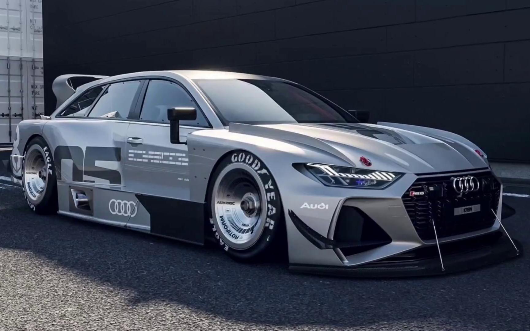 奥迪rs6宽体套件概念设计audirs6vision