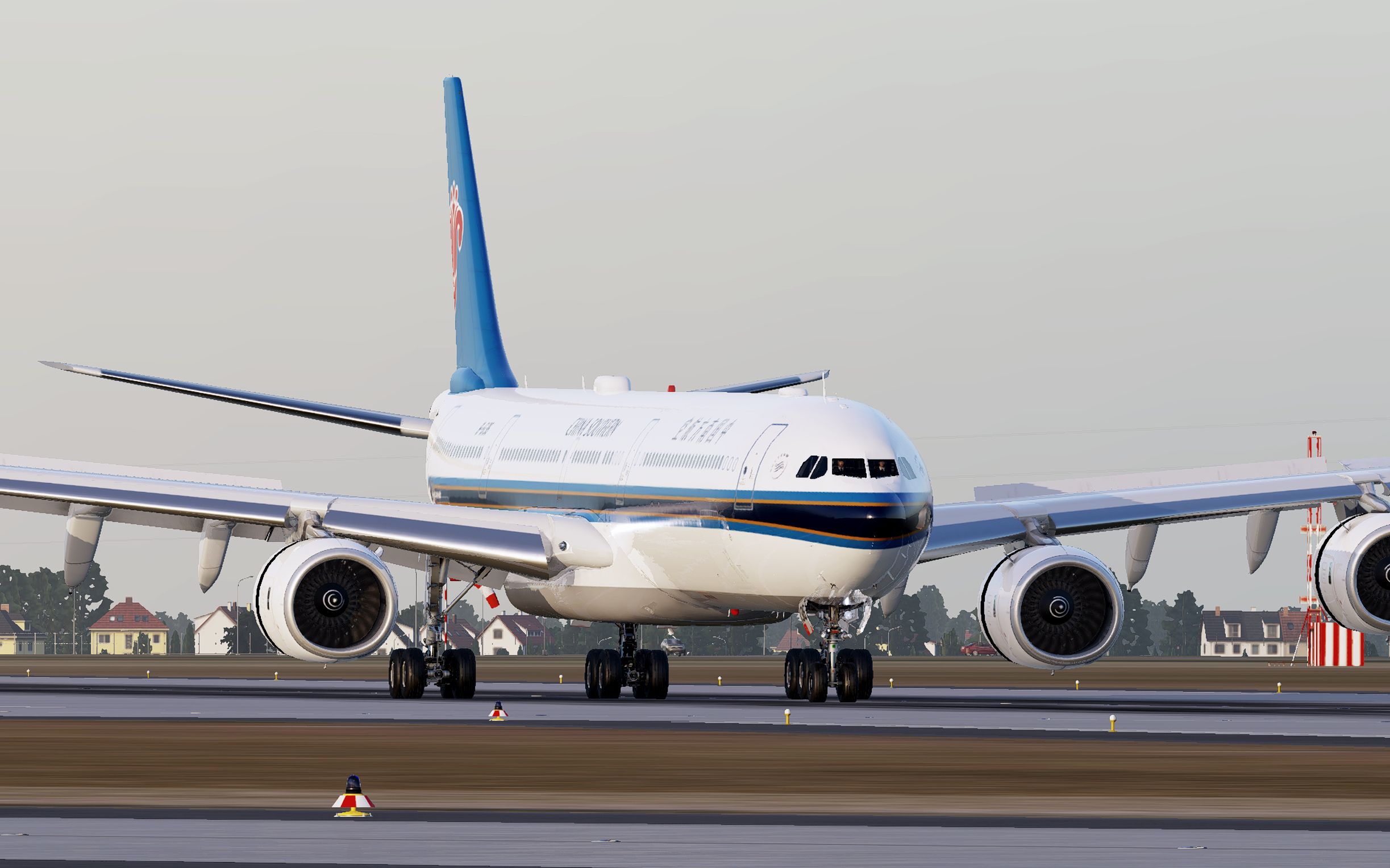 【x-plane 12】一个a346的重着陆