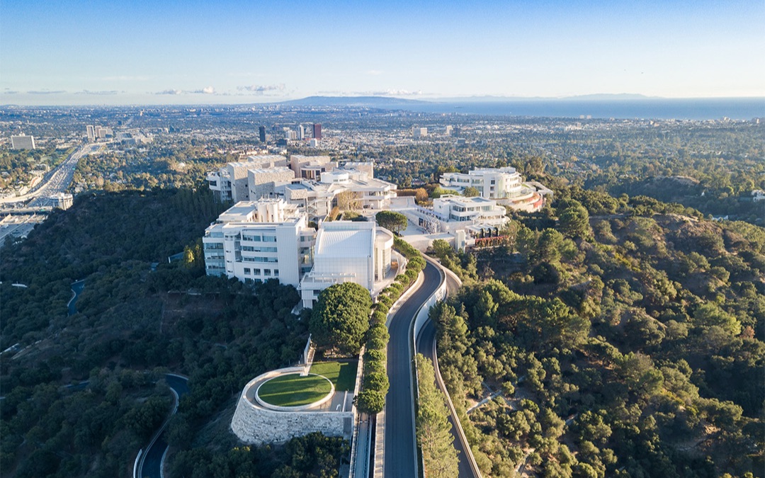 建築和景觀激烈的爭吵——各自而立的兩個花園,保羅蓋蒂中心the getty