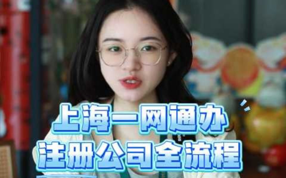 上海一网通办注册公司全流程哔哩哔哩bilibili