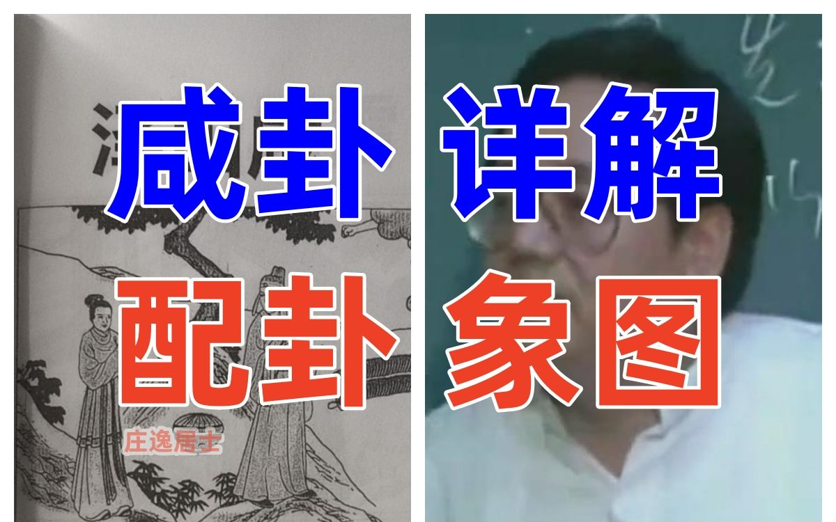 p66 倪海厦 咸卦 配卦象图 天纪易经系列