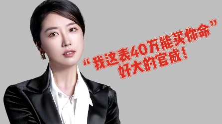 “我这表40万能买你命”好大的官威!#辽宁通报公职夫妻耍官威哔哩哔哩bilibili