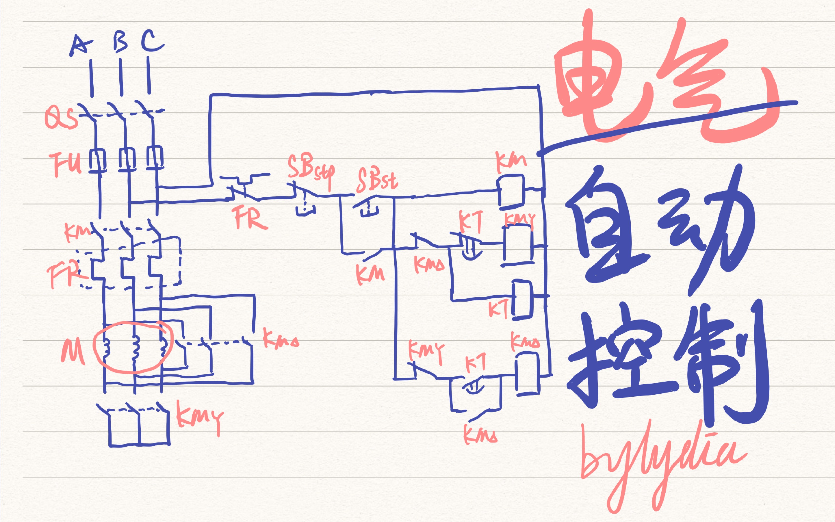 [电工电子技术/低压电器控制/电力开关设备] 继电接触器控制(电机控制电路)哔哩哔哩bilibili