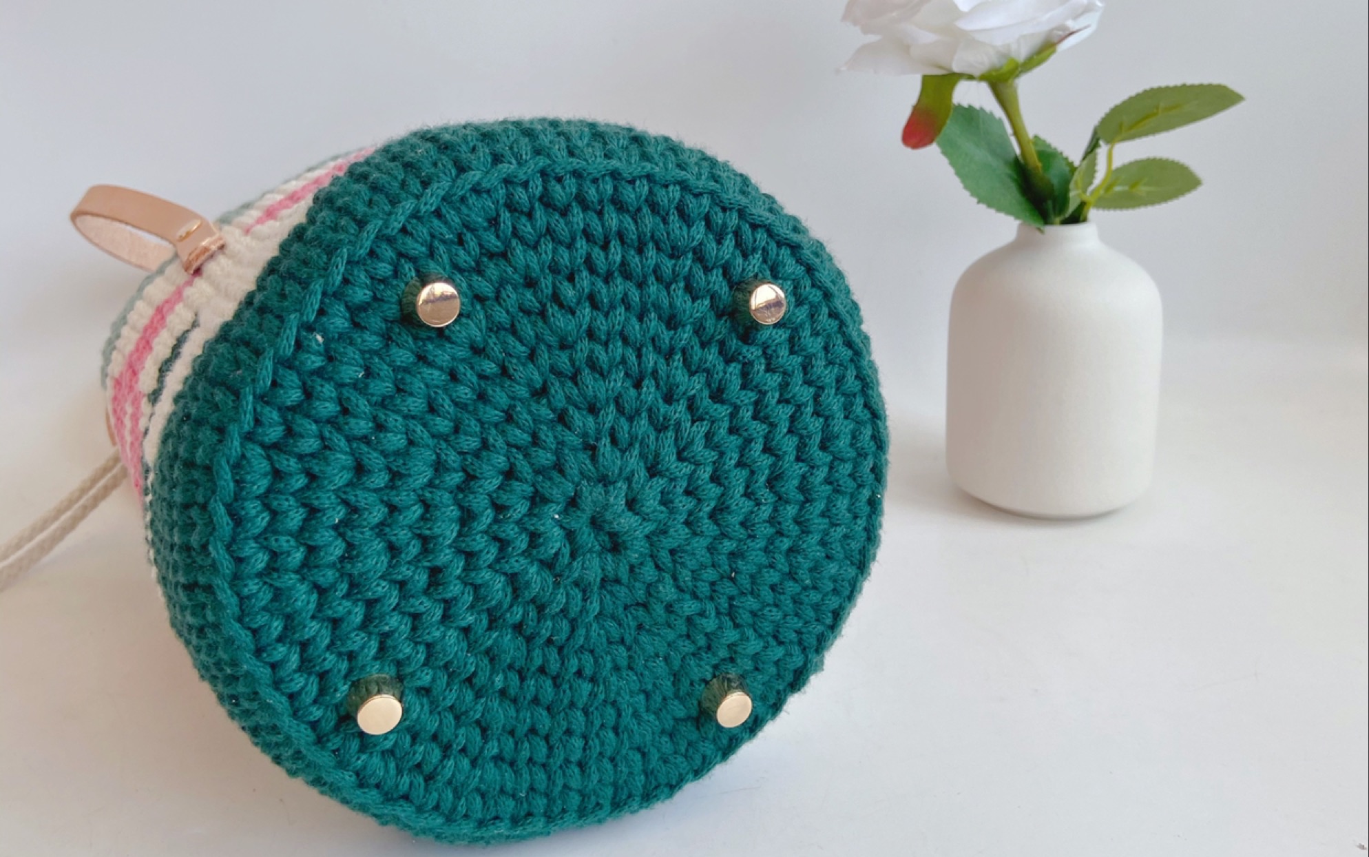 宝贝琳手作-圆股纱线钩针通用包底教程