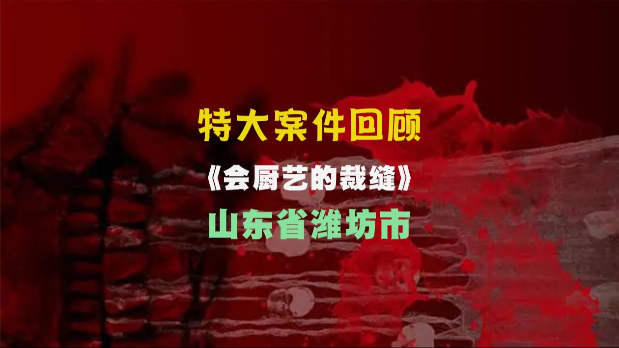 山东潍坊 是哪个小裁缝竟然干出了如此令人发指的罪行哔哩哔哩bilibili