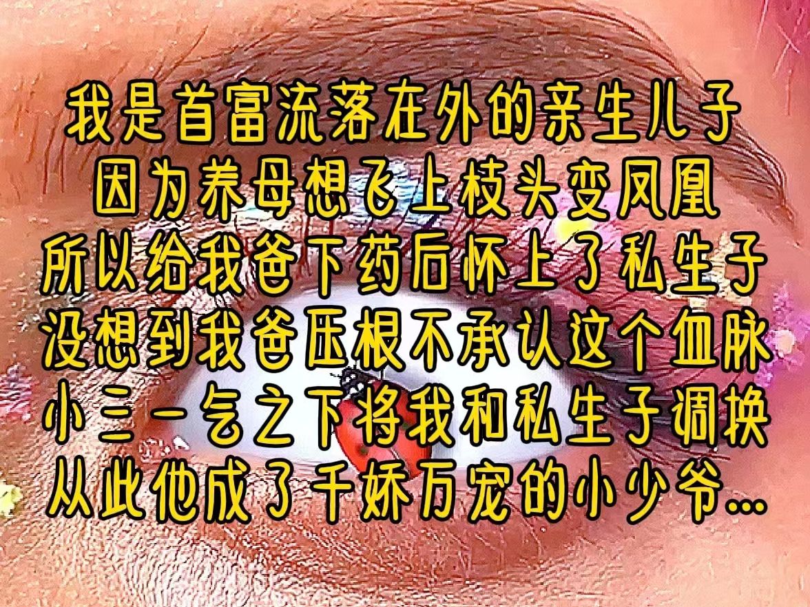 [图]我是首富流落在外的亲生儿子，因为养母想飞上枝头变凤凰，所以给我爸下药后怀上了私生子，没想到我爸压根不承认这个血脉，小三一气之下将我和私生子...《开启重生之门》